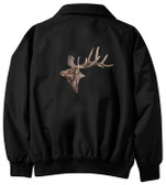 embroidered back elk jacket