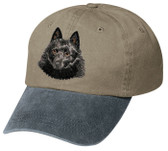 embroidered schipperke cap