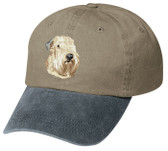 embroidered soft coated wheaten terrier cap