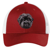 embroidered affenpinscher cap