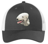 embroidered bedlington terrier cap