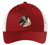 embroidered belgian malinois cap