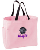 Flat Coated Retriever Tote
Font shown on bag is BELLBOTTOMS