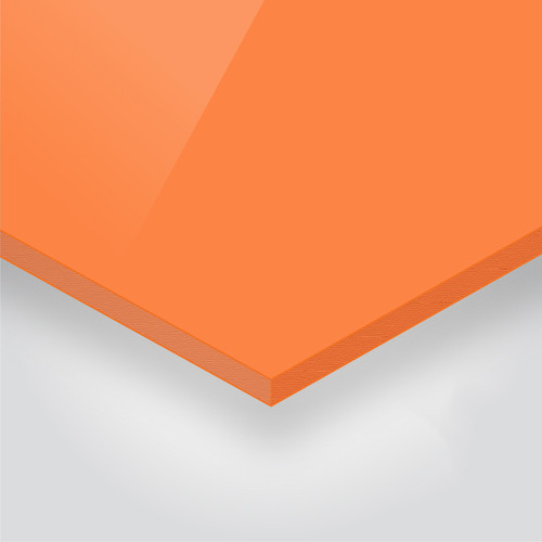 Amber Translucent Acrylic Perspex® Sheets - 300 - Cut to Size