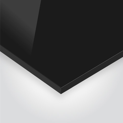 Perspex® Naturals Matt Acrylic Sheets - Midnight Black - The