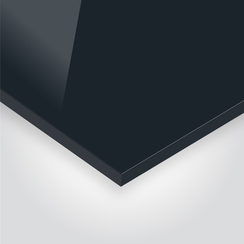 Coloured Perspex® Furniture Protectors - Black 962 - Cut to Size