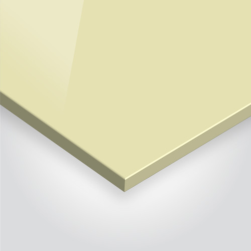 Coloured Perspex® Furniture Protectors - Cream/Ivory 133 - Cut to Size