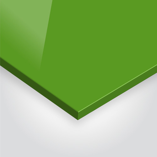 Lime Green Acrylic Perspex® Furniture Protectors - 6T81 - Cut to Size