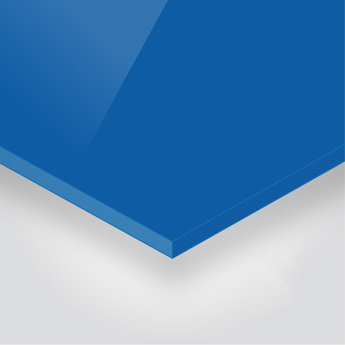 Blue Translucent Acrylic Perspex® Furniture Protectors - 7703 - Cut to Size