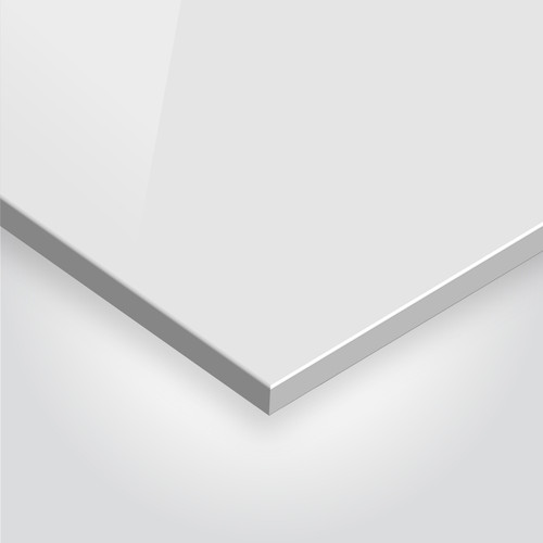 Coloured Perspex® Furniture Protectors - White 069 - Cut to Size