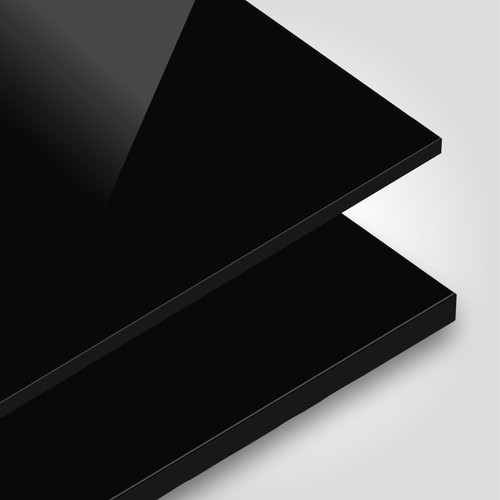 Coloured PVC Foamboard - Black - 2440mm x 1220mm