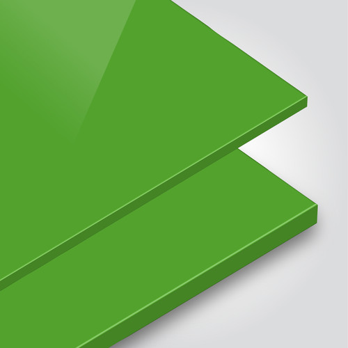 Green PVC Foamboard - 2440mm x 1220mm