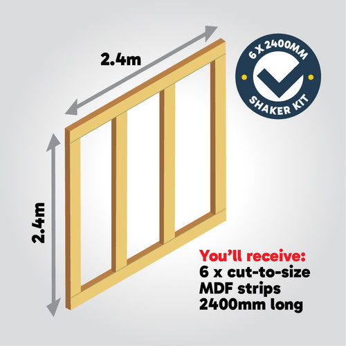 Shaker Wall Panelling Kits - Full Height