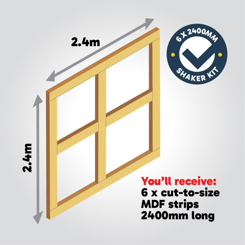 Shaker Wall Panelling Kits - Full Height