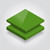 Lime Green Acrylic Perspex® Furniture Protectors - 6T81 - Cut to Size