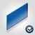 Blue Translucent Acrylic Perspex® Furniture Protectors - 7703 - Cut to Size