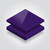 Purple Acrylic Perspex® Furniture Protectors - 886 - Cut to Size
