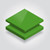 Green PVC Foamboard - 2440mm x 1220mm