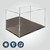 Acrylic Display Case 300(L) X 200(W) X 200(D)mm