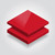Coloured Perspex® Sheets - Red 4403 - Cut to Size