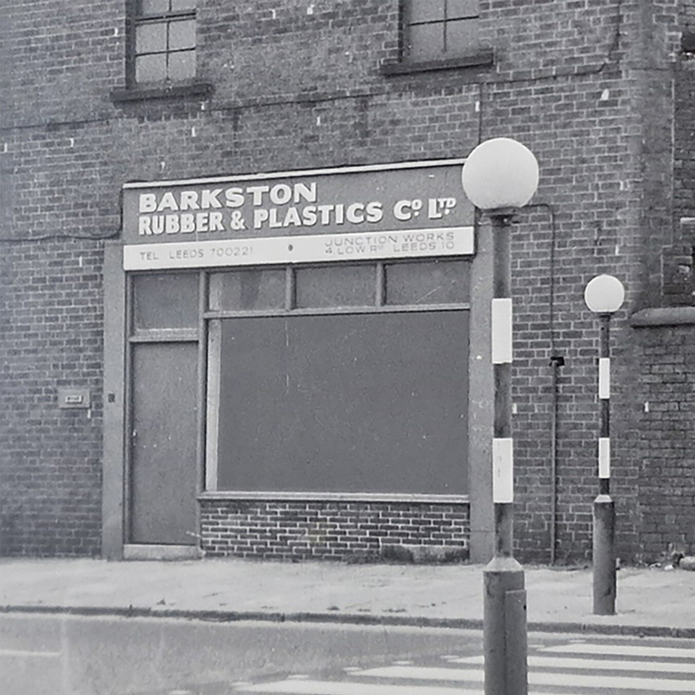 A building and car park