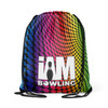 Rainbow Wavy Dotscape Drawstring Backpack
