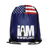 Blue Freedom Drawstring Backpack
