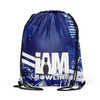 Blue & White Drift Drawstring Backpack
