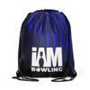 Blue American Flag Drawstring Backpack
