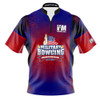 Express - Blue & Red Radiance (MBC) Bowling Jersey