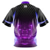 Build Your Own Purple Neon Matrix Bowling Jersey
