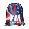 Groovy Stars & Stripes Drawstring Backpack
