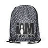 Blue Bloom Drawstring Backpack