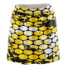 Yellow Bubblegrid Skirt
