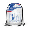 Blue Star Horizon Drawstring Backpack

