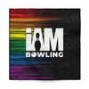Rainbow Brushstrokes Microfiber Towel
