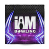 Purple Neon Matrix Microfiber Towel
