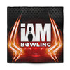 Red Neon Matrix Microfiber Towel
