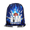 Blue Strike Drawstring Backpack
