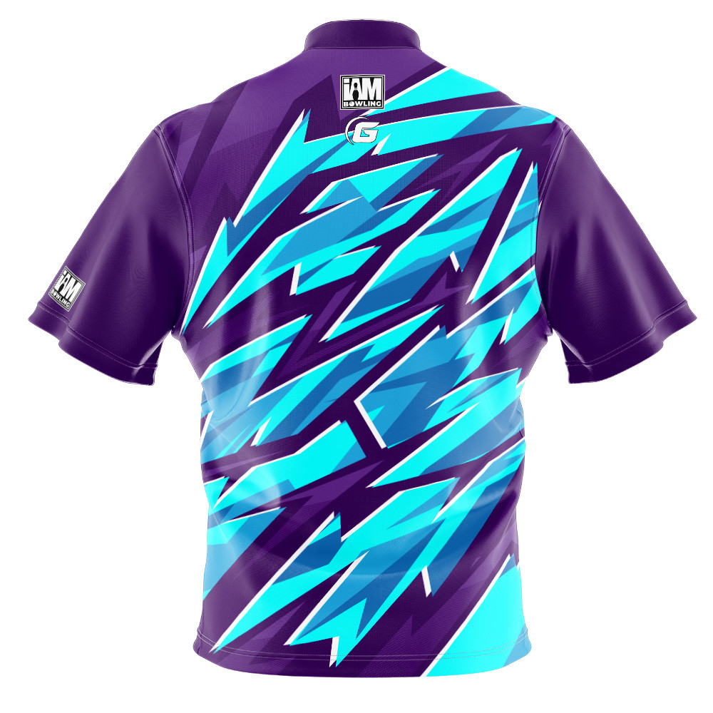 Logo Infusion Bowling Jersey - I AM Bowling Design, Short Sleeve, Sash Collar, Made In USA