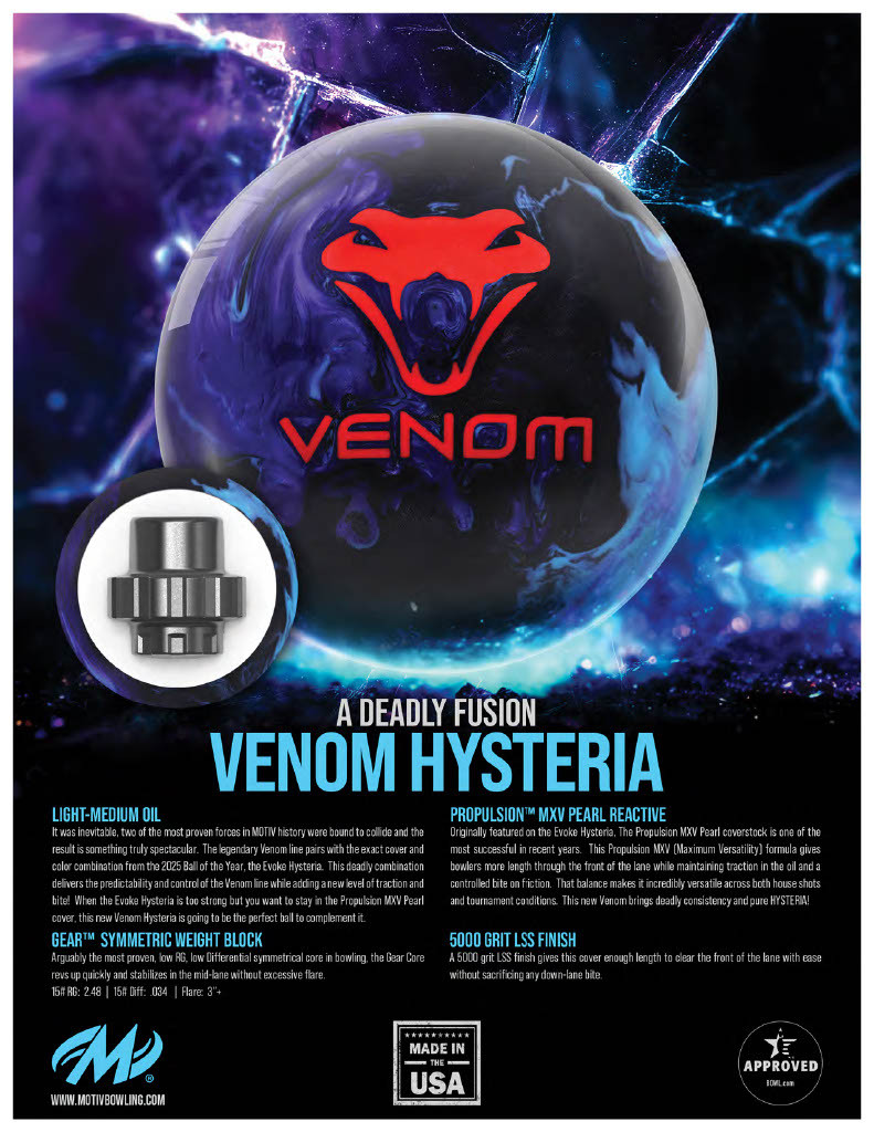 Motiv Venom Hysteria Bowling Ball
