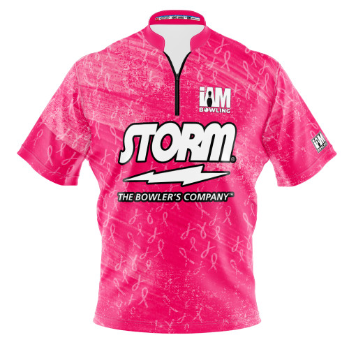 READY-2-SHIP Storm Pink Ribbon Pride Bowling Jersey