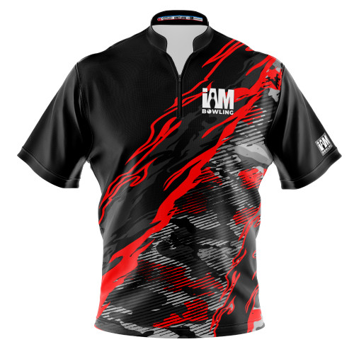 Signature Crimson Camouflage Bowling Jersey