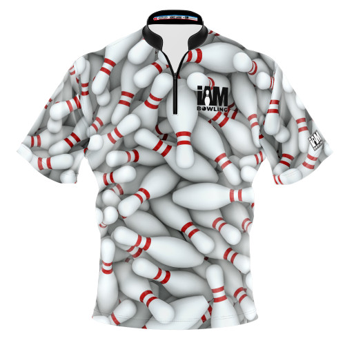 Signature Bowling Pin Cluster Bowling Jersey