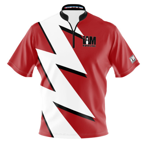 Express White ZigZag Surge Bowling Jersey