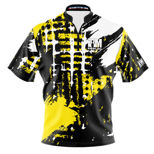 Signature Yellow Urban Splatter Bowling Jersey
