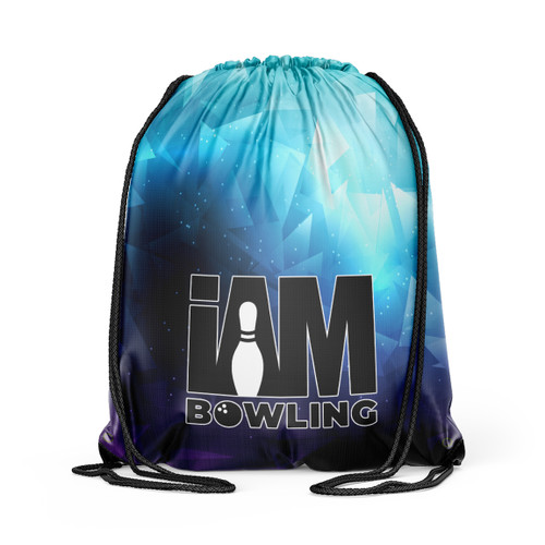 Gradient Mosaic Drawstring Backpack
