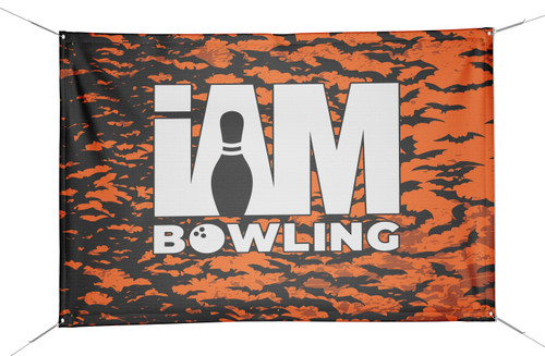 Black & Orange Bats Banner