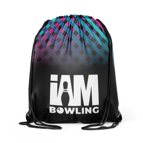 Gradient Gingham Drawstring Backpack
