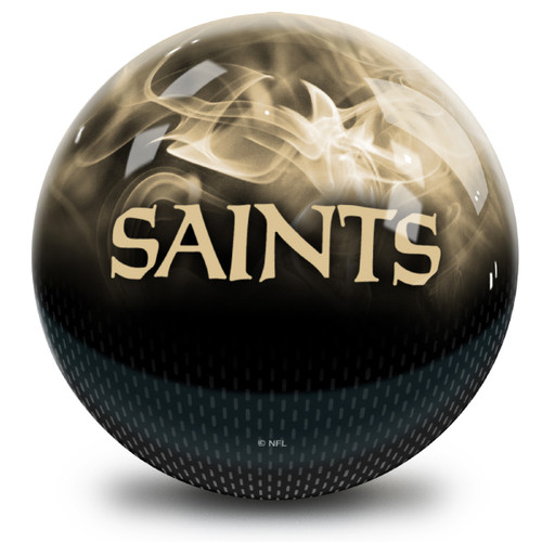 OTB NFL New Orleans Saints On Fire Bowling Ball